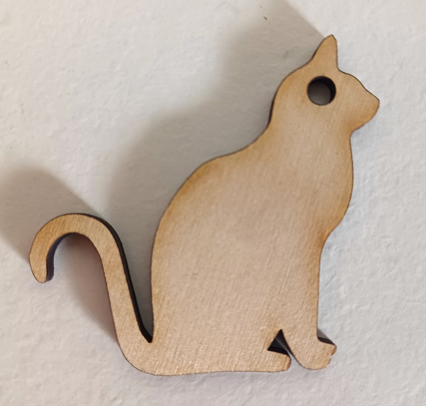 10 x wooden cat craft shape, plywood craft shape, cat outline, arts and crafts, scrap booking, children, kids, decoupage