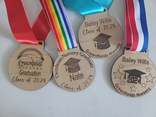 eco friendly wooden medals