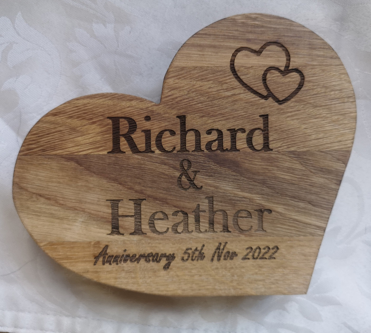 Oak handmade gift for any special occasion, Birthdays, Weddings, Christmas