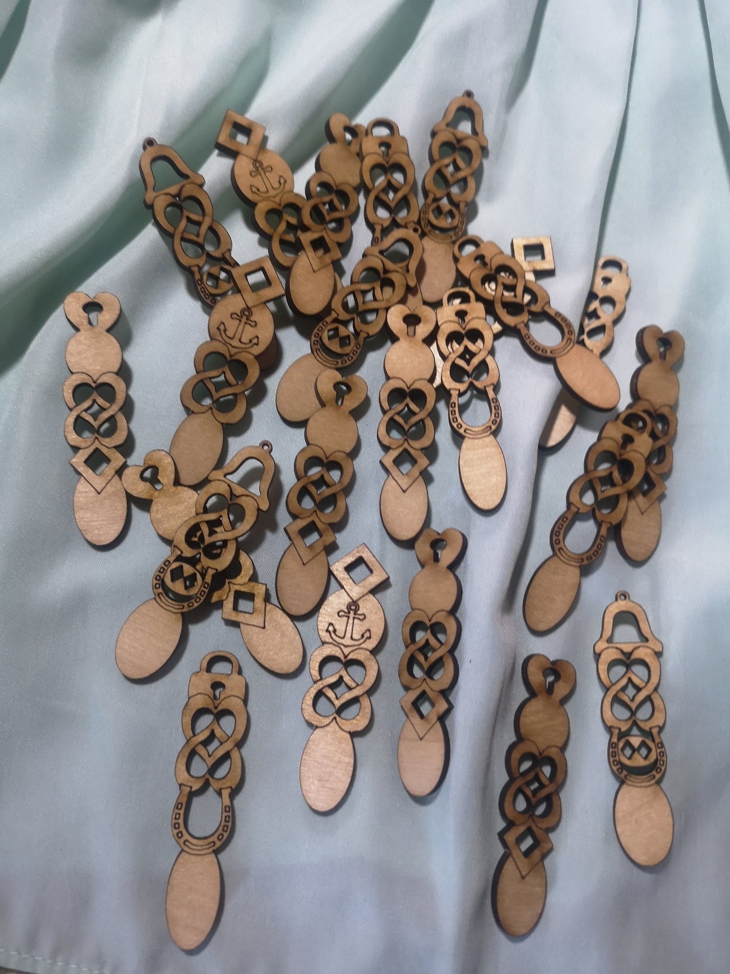 Lovespoon Laser Cut Table Confetti. Wedding and party table decorations, lovespoons, wedding party, table decrations, personalised wedding