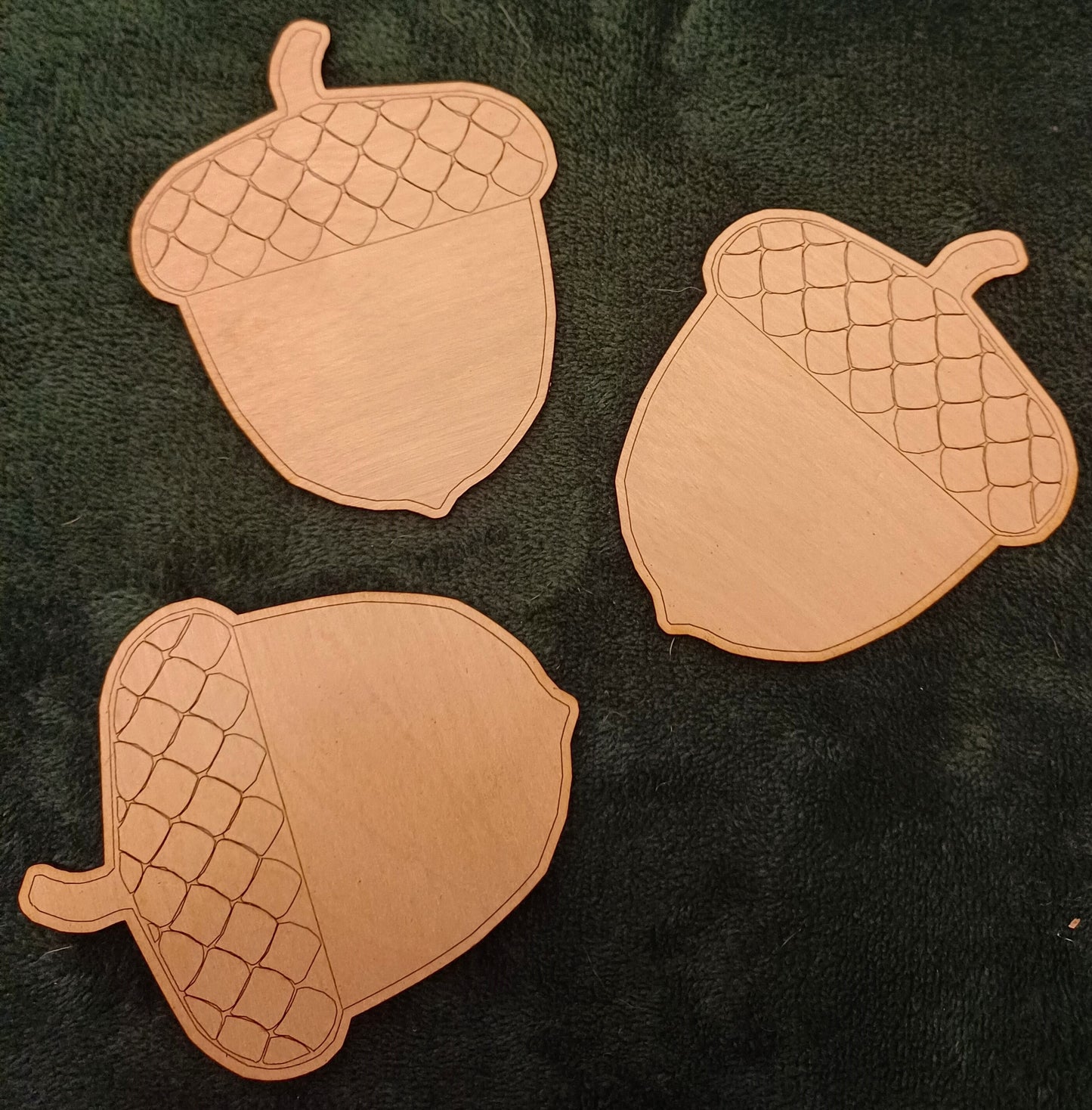 Acorn craft shapes