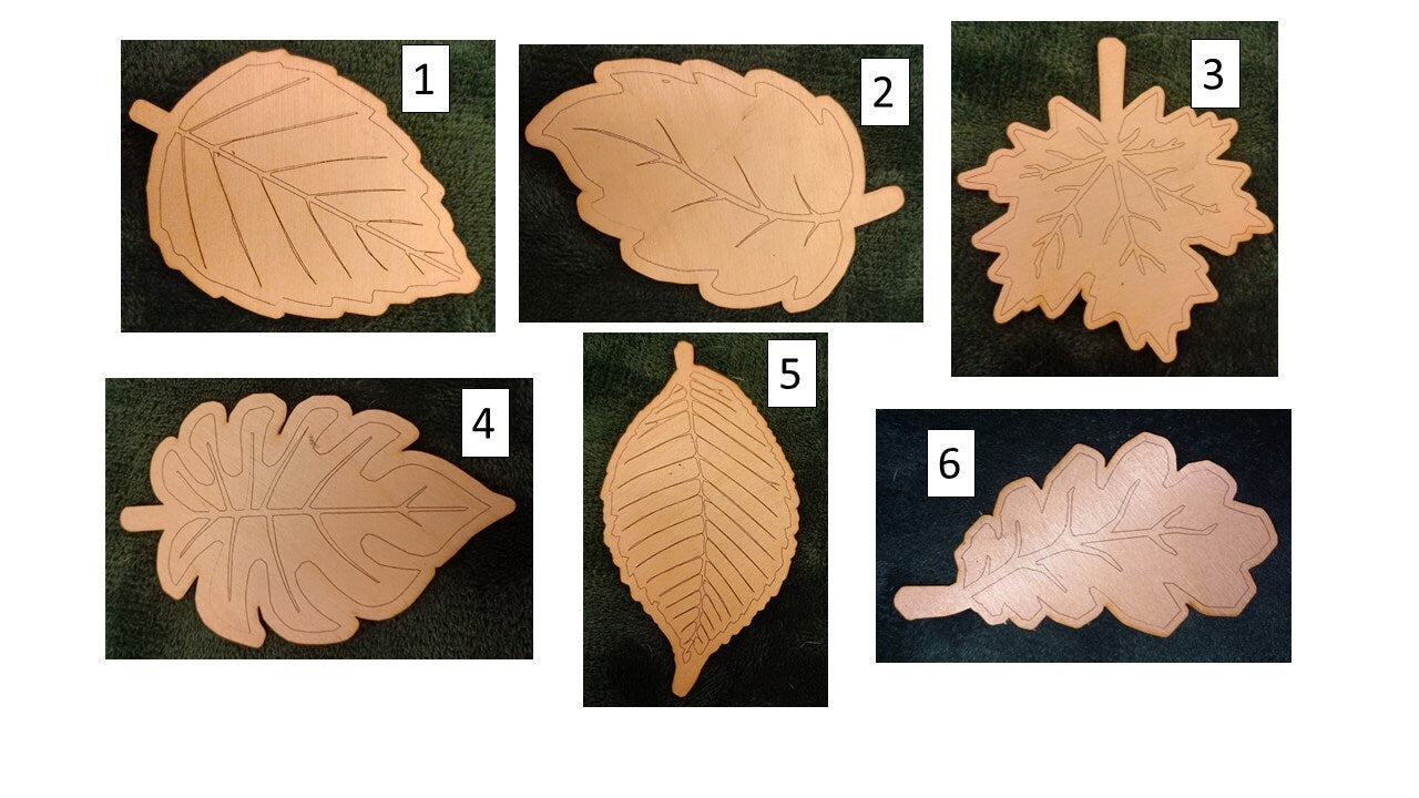 Leaf shape craft sets