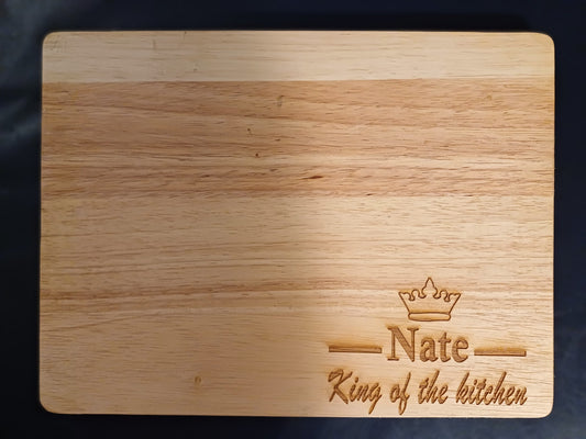 Personalised Chopping Board, Personalised serving board