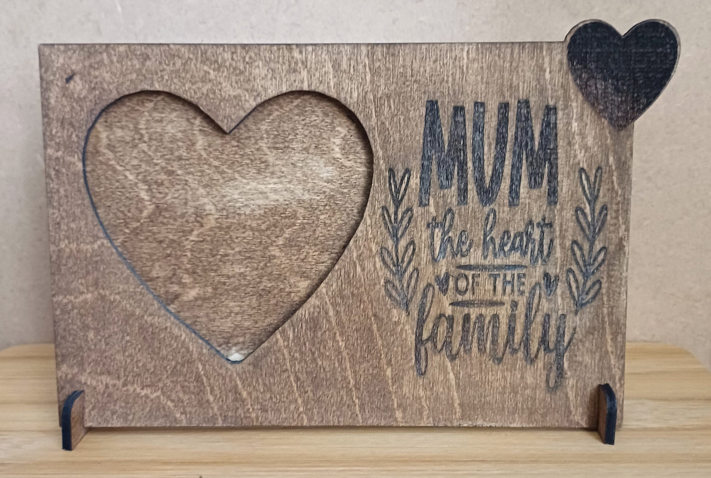 mothers day picture frame, gift for mum, personalised, laser cut, engraved gift,