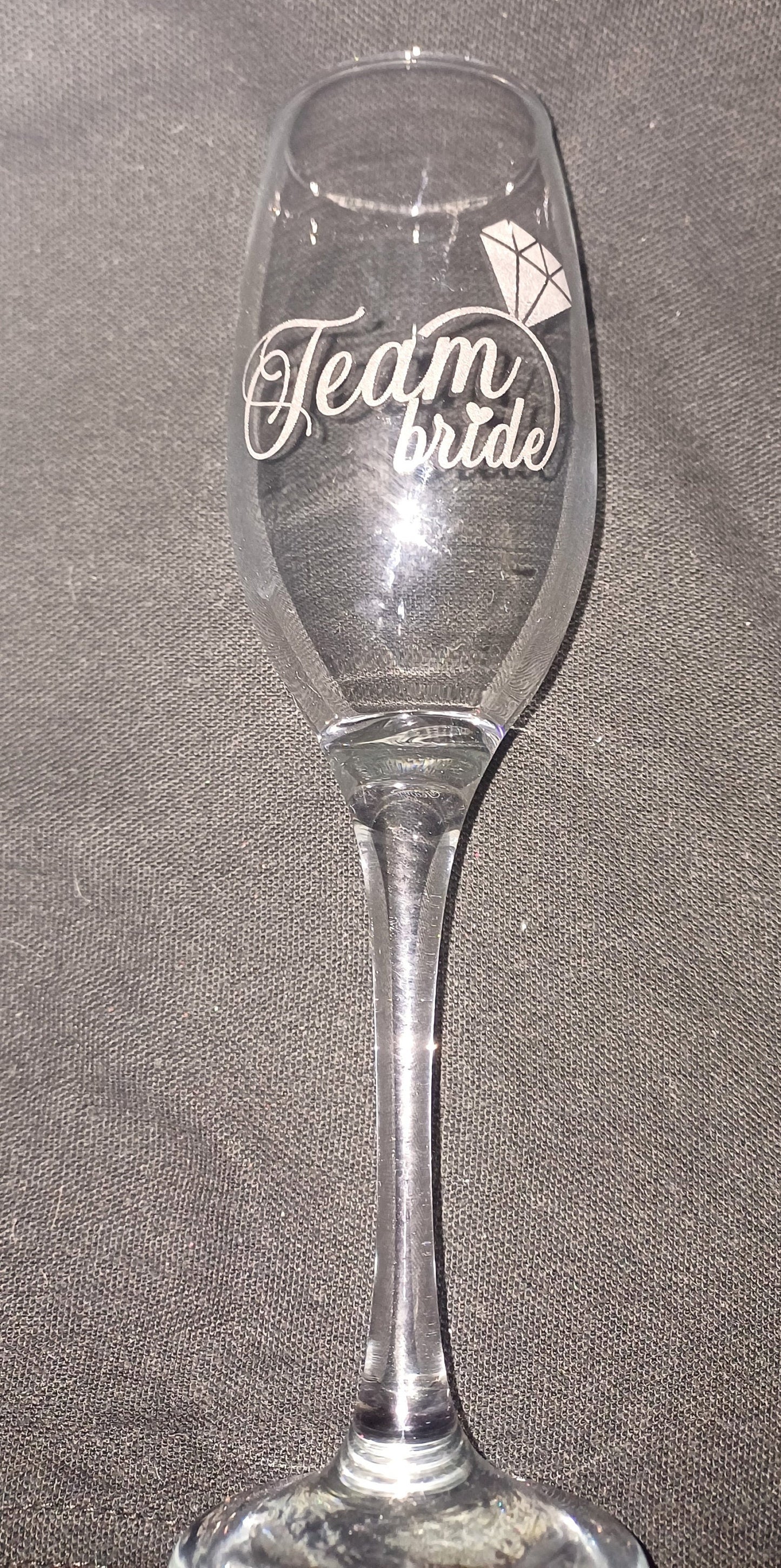 personalised champagne glass, celebration engraved flute, party glass, wedding champagne glass