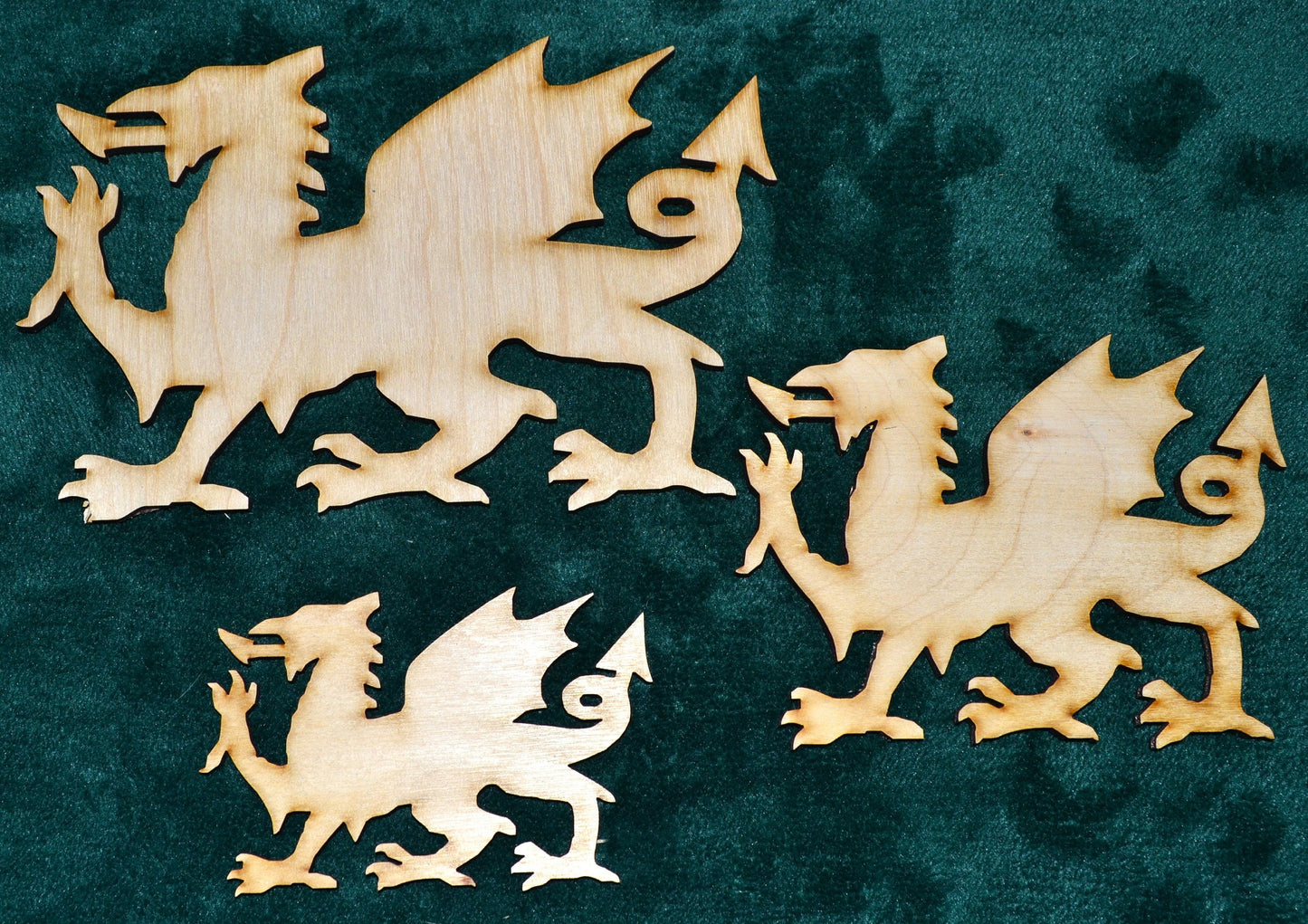 Welsh Dragon craft shapes, welsh dragon, wooden craft shapes, laser cut craft, St davids day