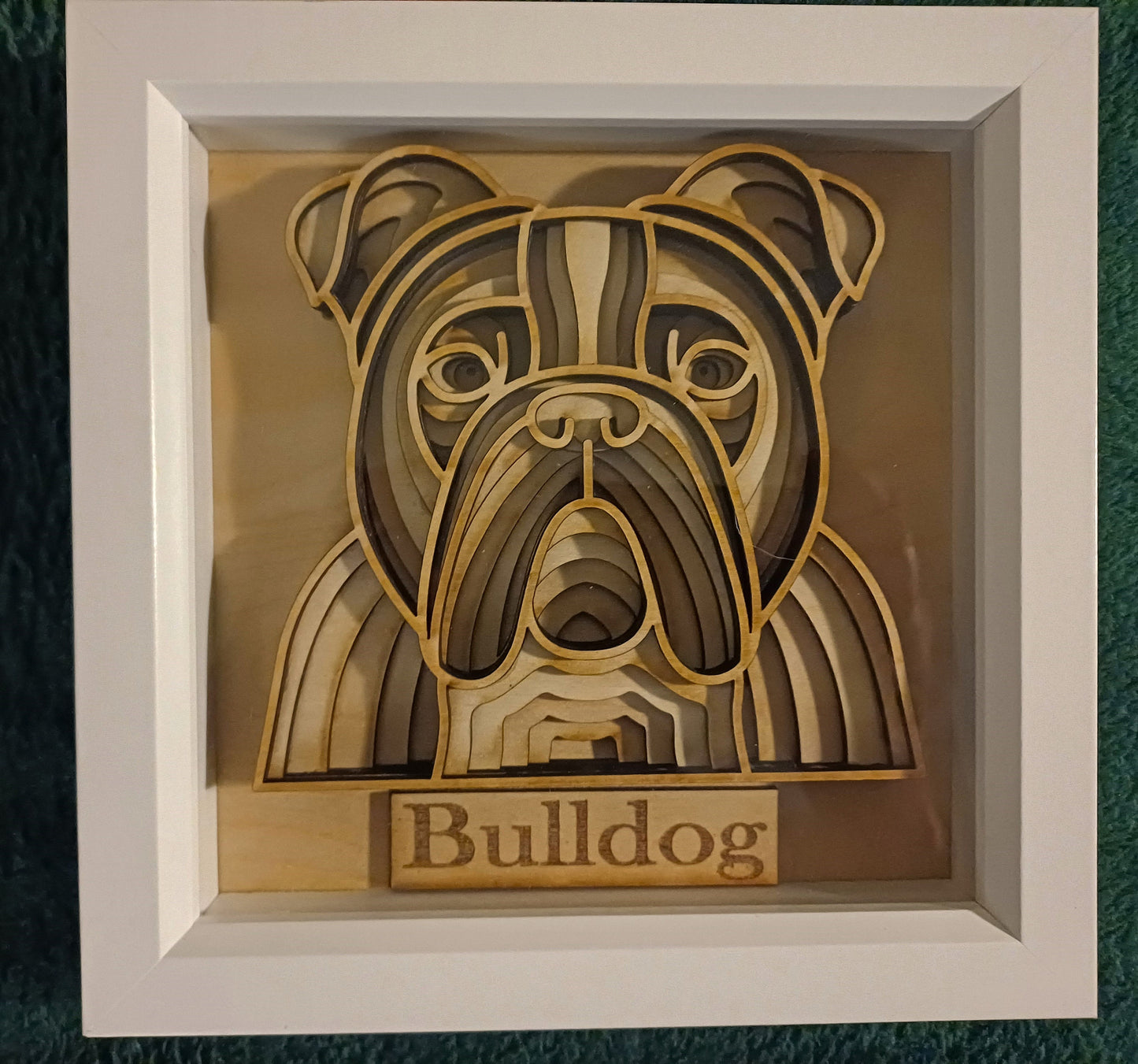 Wooden Dog Face, Layered Laser Wood Art, layered wooden dog picture, Wood Art, Dog Art, Gift for Dog Lover, Dog Lovers