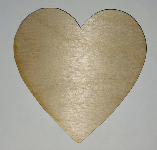 10 x wooden heart craft shapes, craft shapes, heart shapes, heart outline, plywood craft shapes