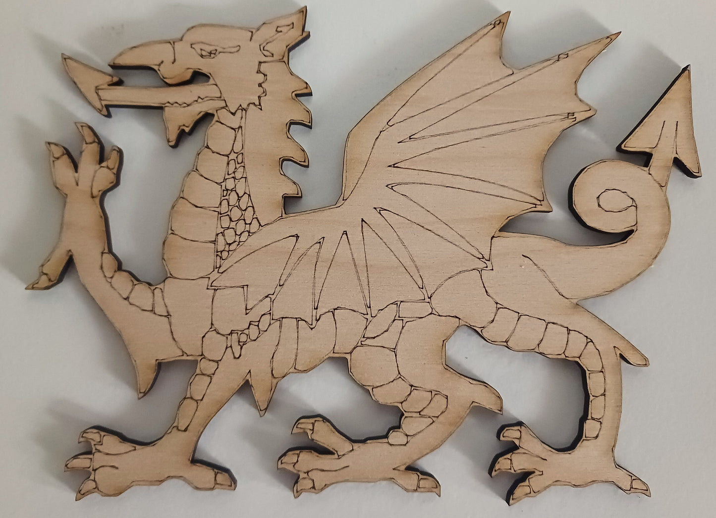 10 x Wooden welsh dragon craft shape, wooden dragons, wooden craft shapes, Wales, Welsh dragon, crafting, arts and crafts