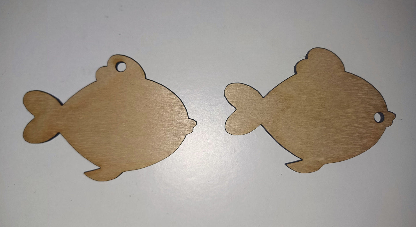 10 x wooden fish craft shapes, wooden fish, fish craft shapes, arts and crafts, plywood fish shape, fish outline, craft shapes