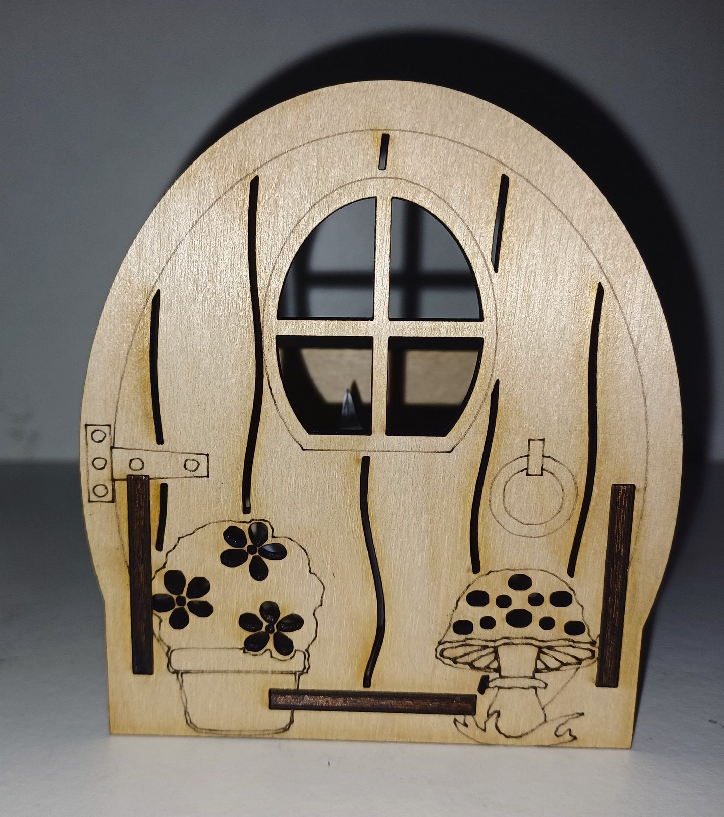 Fairy door t-light craft set, fairy door candle craft set, fairy doors, wooden fairy doors, arts and carfts,