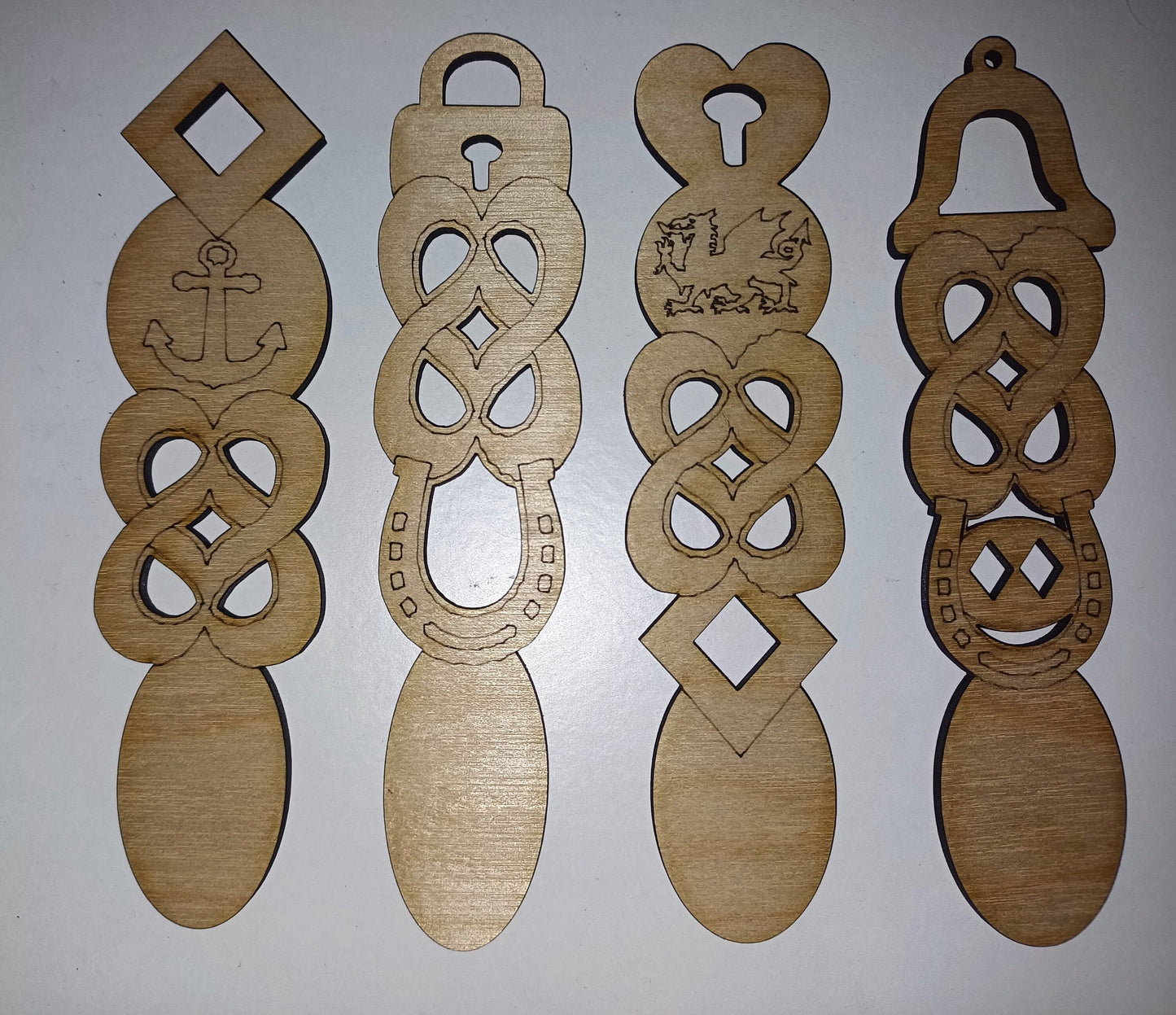 10 x wooden lovespoon craft shapes, wooden lovespoon, laser cut craft shapes, craft shapes, welsh lovespoon