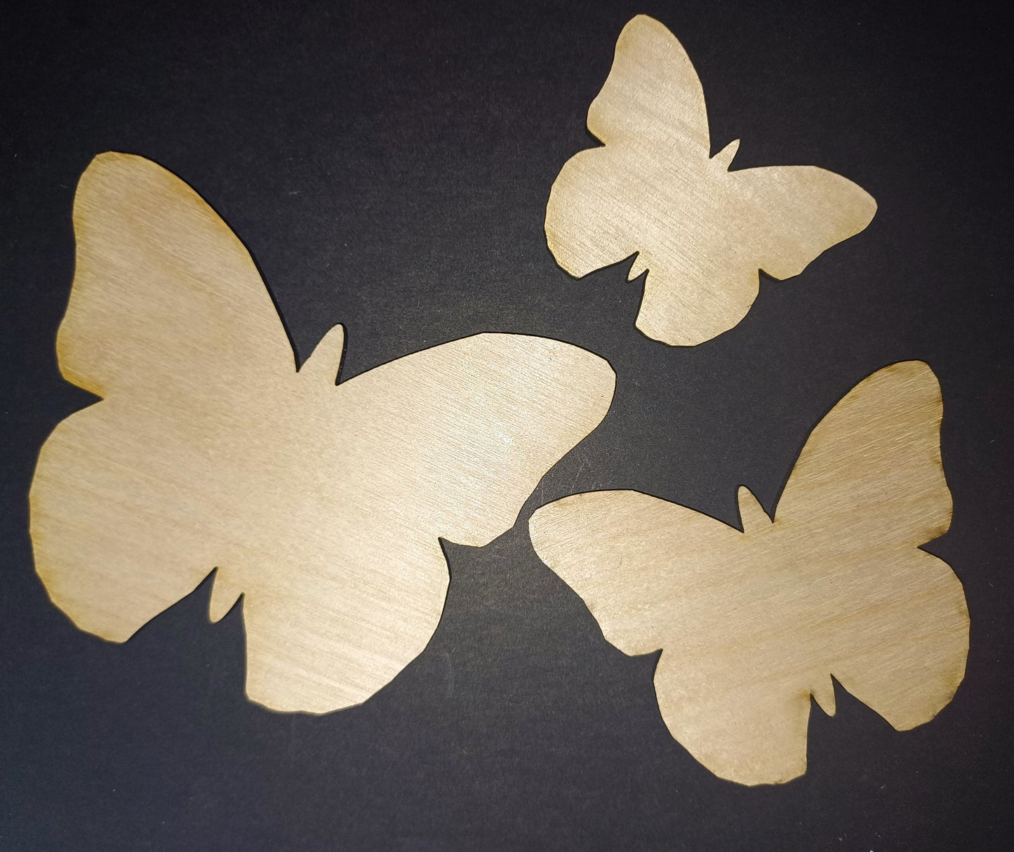 10 x wooden butterfly craft shapes, insect wildlife woodland nature 3mm plywood shapes